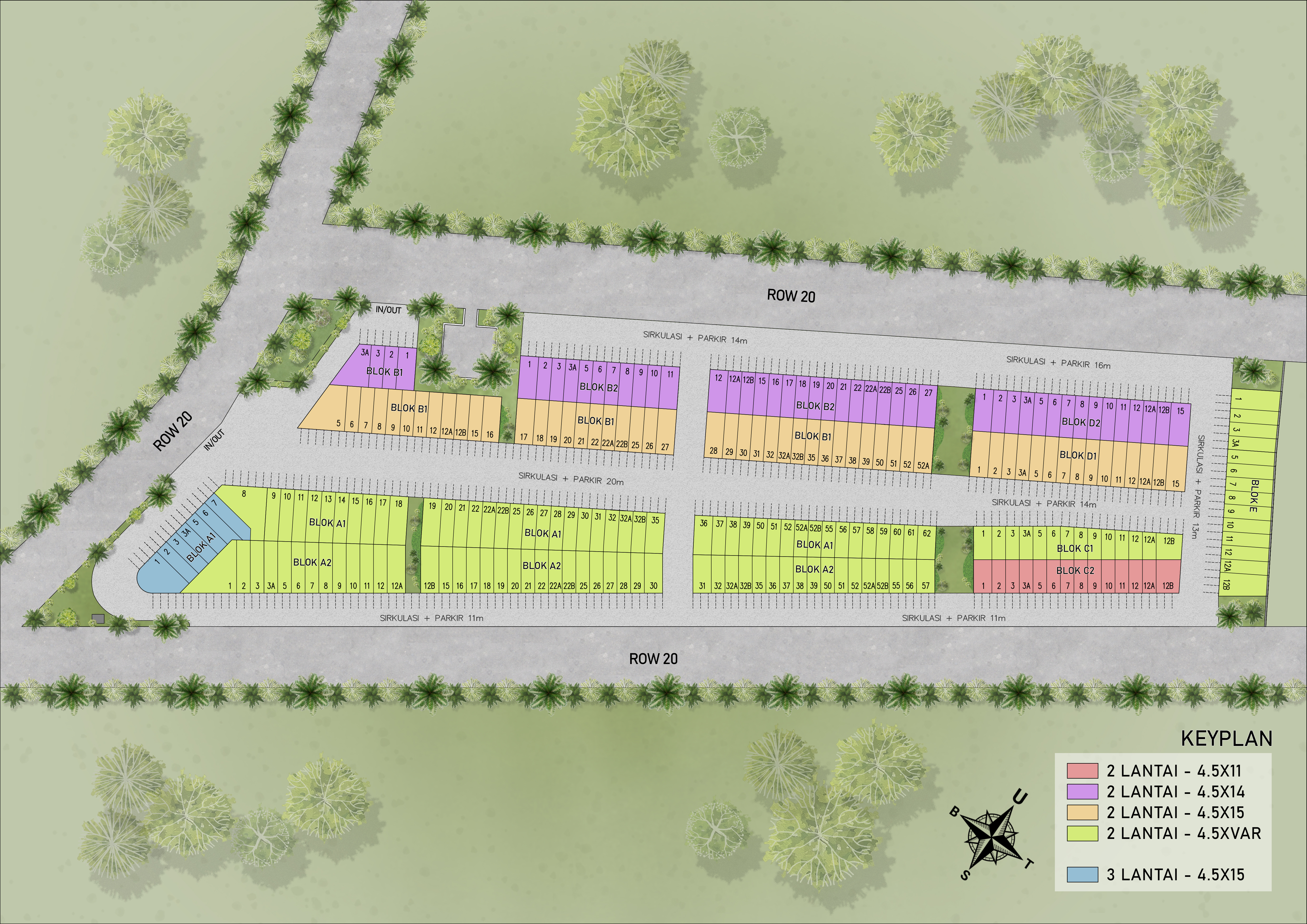 Site Plan Rukan REV - New Opsi 1 Final Tanpa Rumput